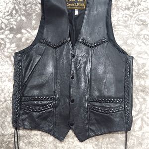 Men's Leather Vest